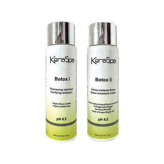 Hair care shampoo and treatment cream duo