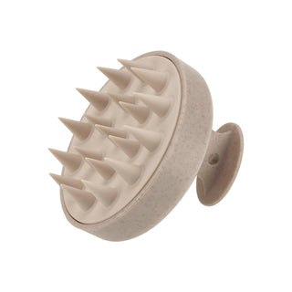 Brosse de massage pour cuir chevelu beige