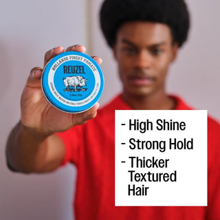 Strong Hold Water Soluble Blue Pomade