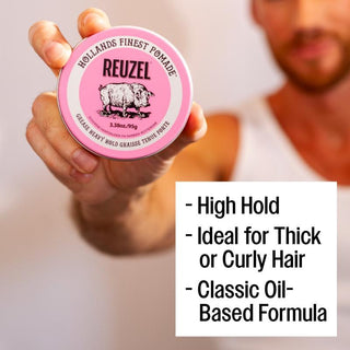 Grease Heavy Hold Pink Pomade