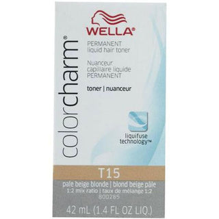Color Charm Liquid Hair Toner T15 Pale Beige Blonde